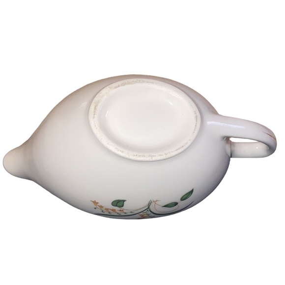 Edwin Knowles China Company Forsythia Pattern Gravy Boat - Picture 4 of 5